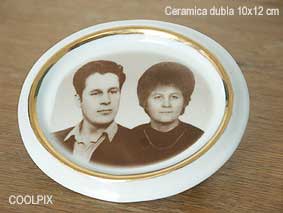 Placa ceramica dubla 10x12 cm