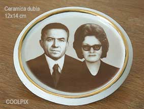 Placa ceramica dubla 12x14 cm