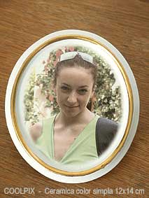 Placa ceramica color 12x14 cm